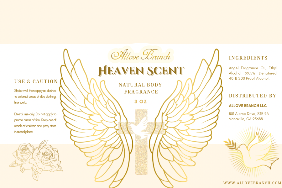 Heaven Scent Fragrance Oil Perfume Full size bottle