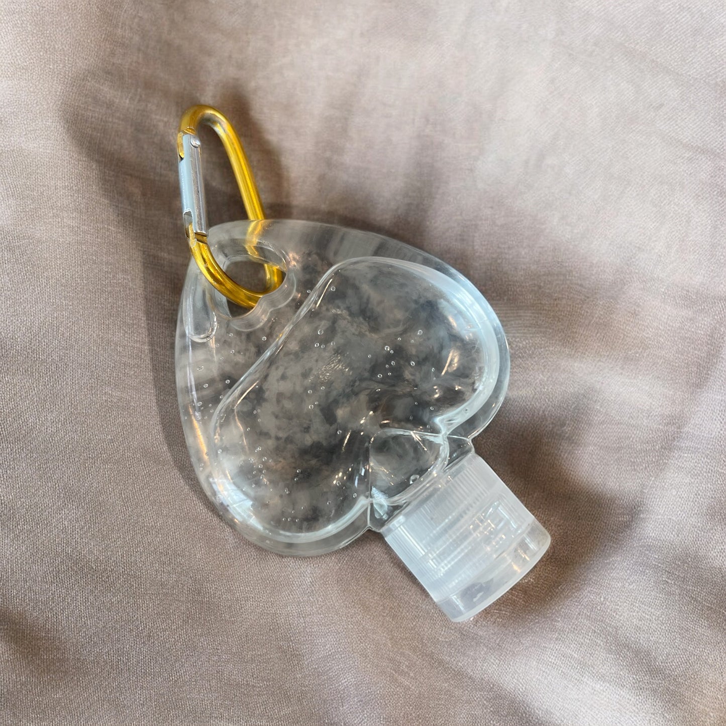 Heart Hand Sanitizer w/ Clip Large
