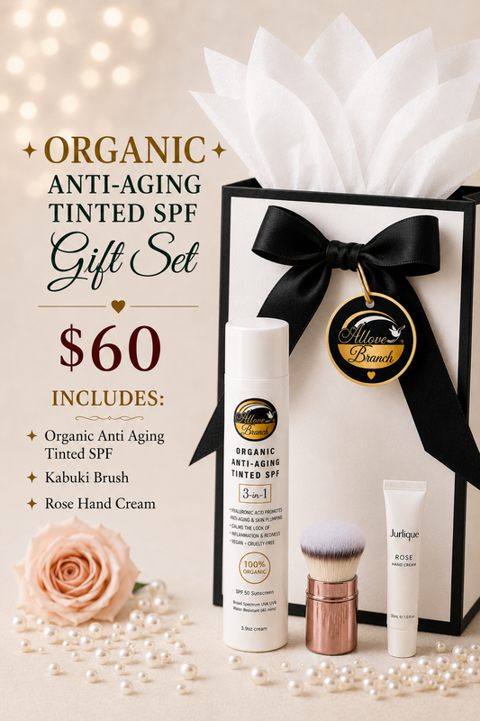 ✨ Summer Promo ✨ Organic Tinted SPF + Free Brush and Rose hand lotion ($90 Retail)
